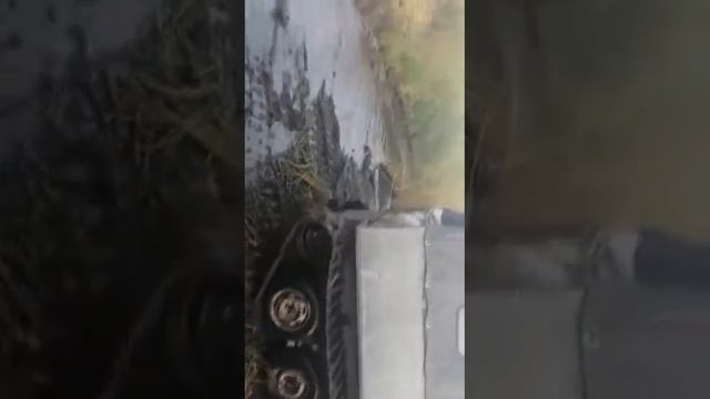 Самодельный гусеничный вездеход.Едем с тайги