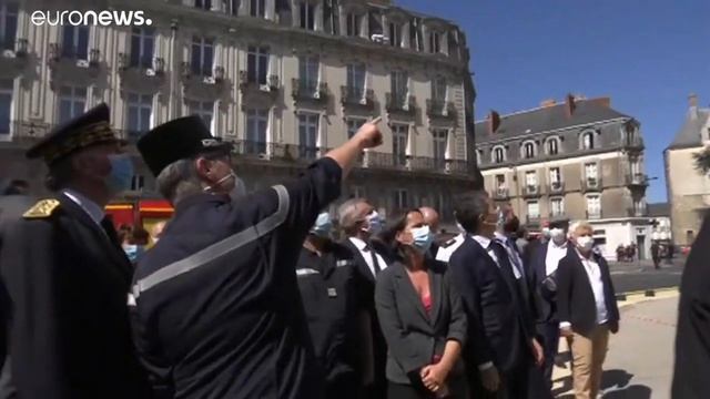 Пожар в Нанте: три очага возгорания смотреть онлайн