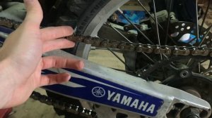 КАК ПРАВИЛЬНО НАТЯГИВАТЬ ЦЕПЬ на кросс эндуро мотоцик