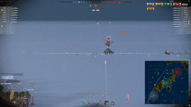 WoWs, Светлана, крейсер IV уровня.