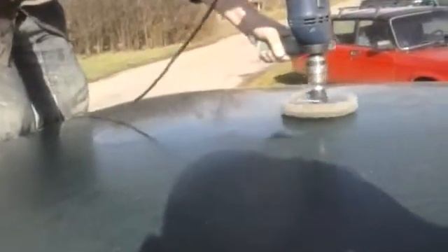 ПОЛИРОВКА КРЫШИ ВАЗ-2106