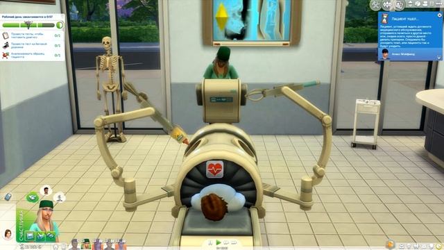 Let's play The Sims 4 на работу - 40- Оперируем с Николь смотреть онлайн