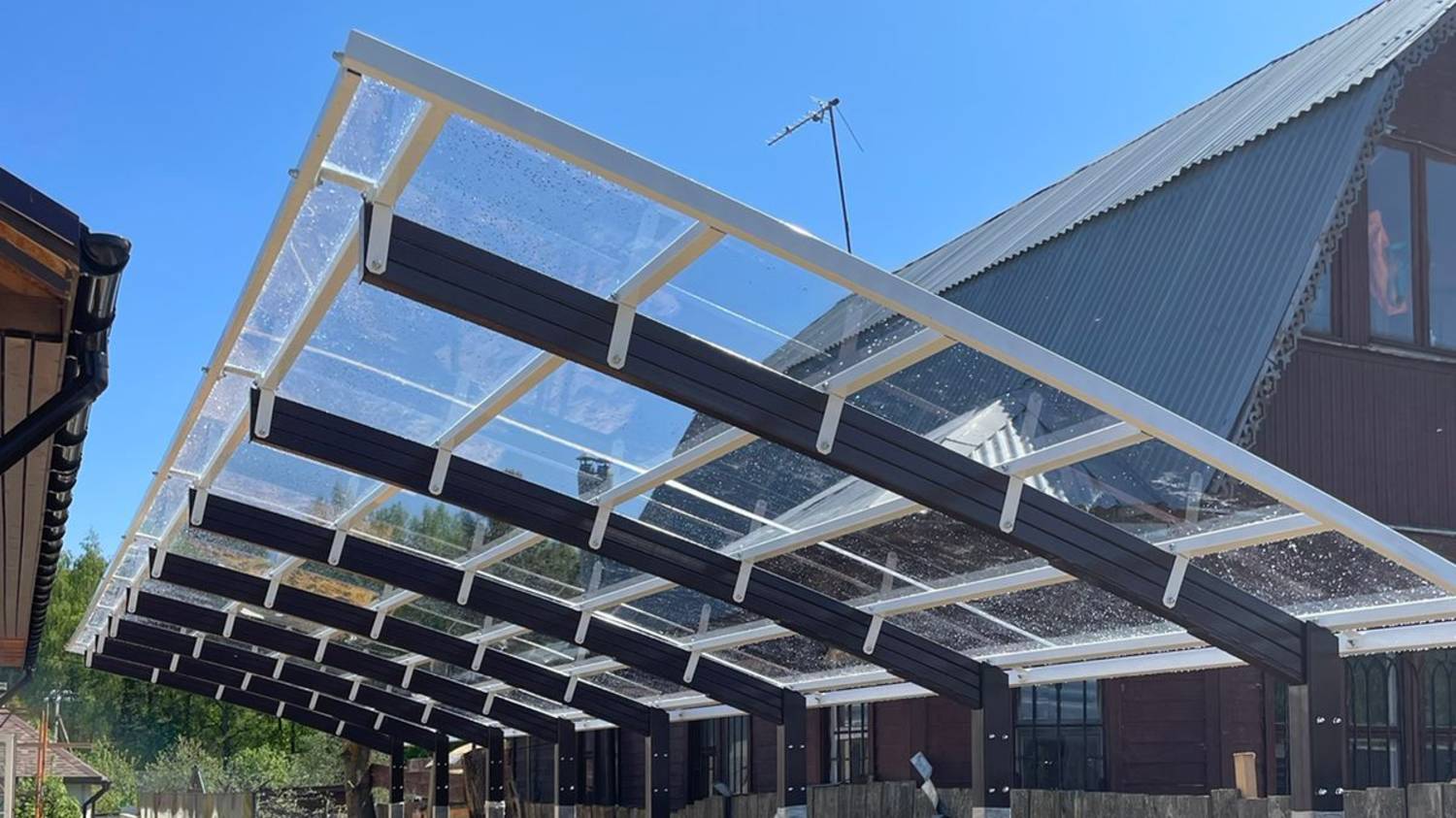 Монтажные работы навеса КД смотреть онлайн