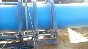 Сварка ПЭ труб большого диаметра. Сварка ПНД труб