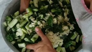 🥗  Салат с огурчиков с чесноком на зиму Себе на заметк