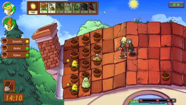 4 Шизоида VS 3 Лужайки | Кооперативный Plants vs. Zombies Eco Mod смотреть онлайн