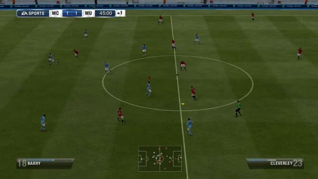 FIFA 13 - Манчестер Сити - Манчестер Юнайтед (22.09.13) смотреть онлайн