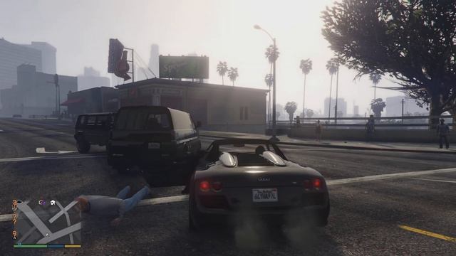 GTA V - Что будет, если Майкл и Тревор встретятся, когда о? смотреть онлайн