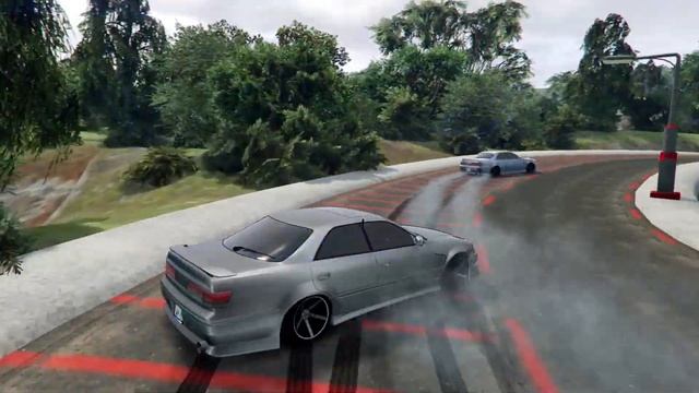 Эпичный дрифт на Марк 2 100 кузов в GTA V | LOWBASS & AlhimiK