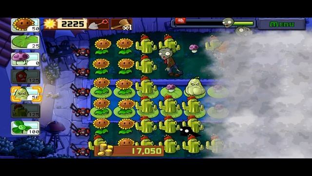 PVZ, игра, прохождение Survival, Pool и Fog, последние уровни