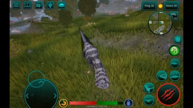 Похождение за теризинозавра в игре THE CURSED ISLE. смотреть онлайн