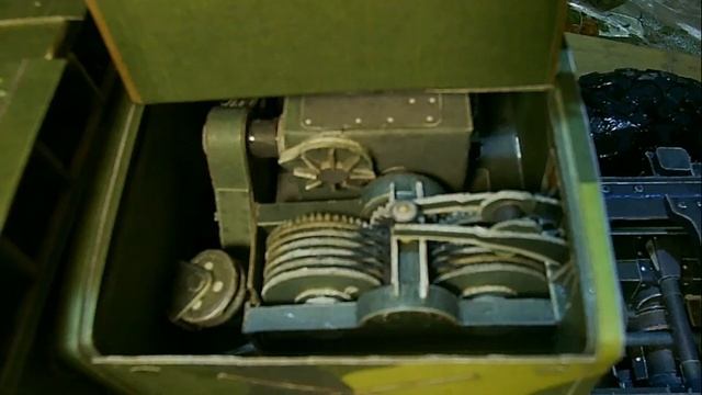 маз 537 из бумаги