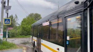 Автобус ЛиАЗ-4292.60(1-2-1) следует по маршруту 32 ”Барановское - А/в Воскресенск"