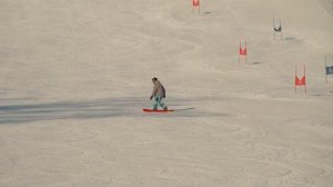 Сноуборд. Повороты с проскальзыванием (Разгрузка ввер