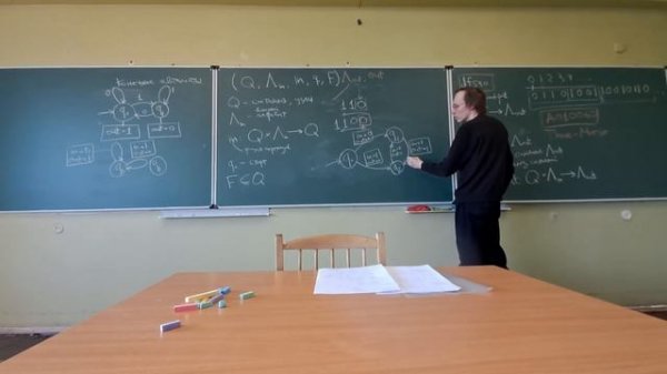 Дискретная математика | 3A. Автоматы Милли и Мура, RegExp, AX