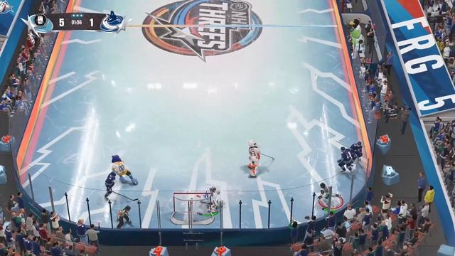 NHL 24 Режим NHL THREES играем маскотами смотреть онлайн