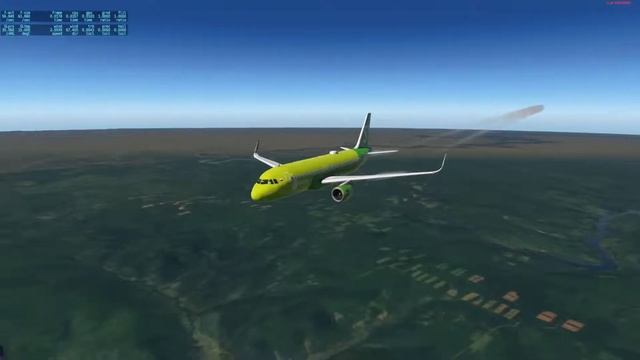 X-plane 11 / Тест фотоподложки Восточной Сибири