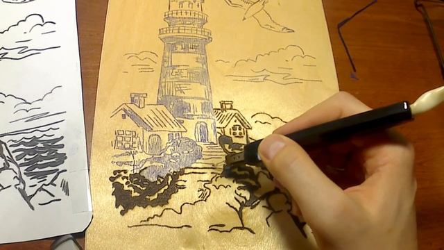 Как правильно выжигать по дереву_ смотреть онлайн