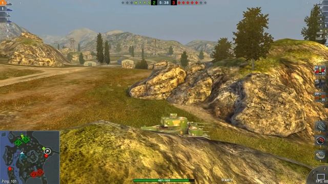 WoT Blitz обзор средний танк Medium Mk3 британский новичкам бр? смотреть онлайн