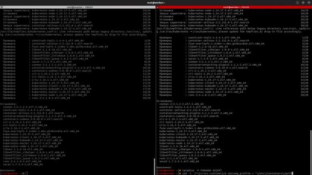 Установка Kubernetes с использованием cri-o на RedOS смотреть онлайн