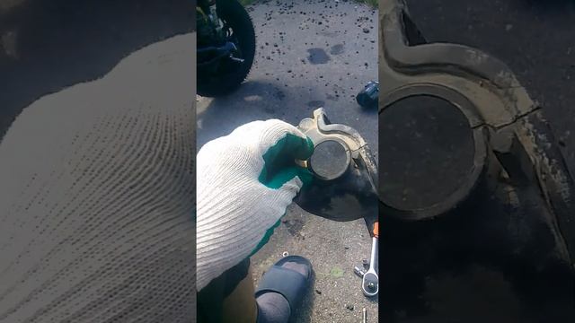 Установил перья вилки