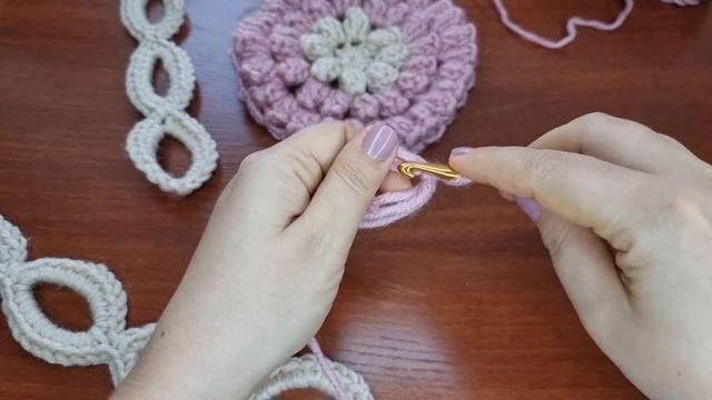 😍Оригинально - Глаз не отвести! Мини коврик Крючком с смотреть онлайн