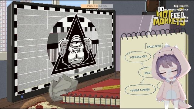 [Do Not Feed the Monkeys] Прохождение #1 смотреть онлайн