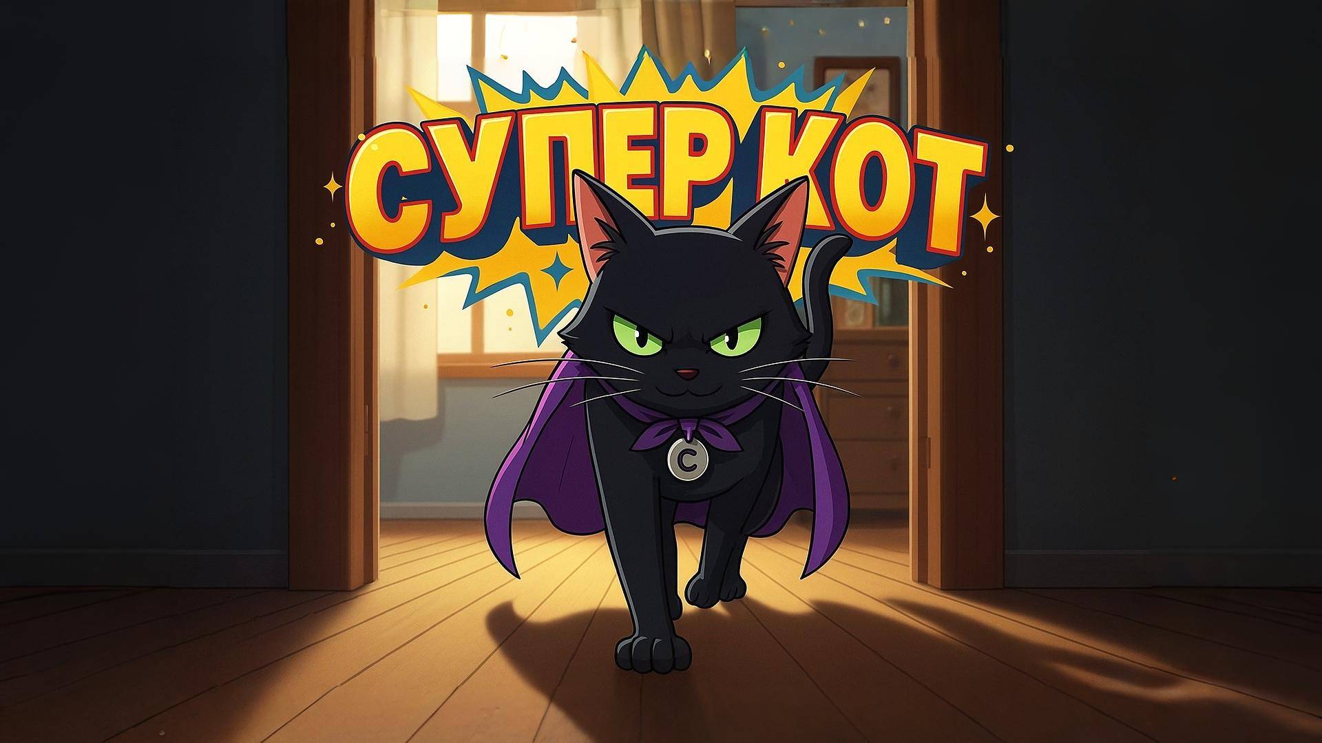 СУПЕР ПУПЕР КОТ. Песенки для детей смотреть онлайн