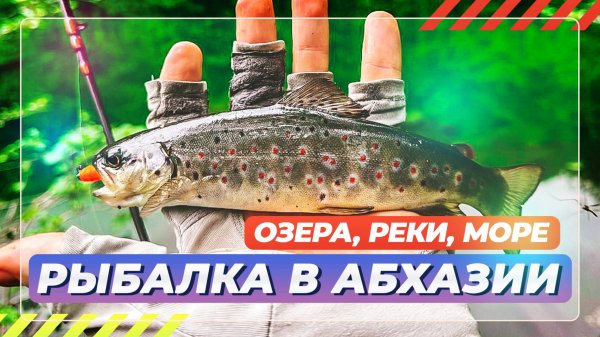 Рыбалка в Абхазии. Озера, реки, море. #OnlySpin