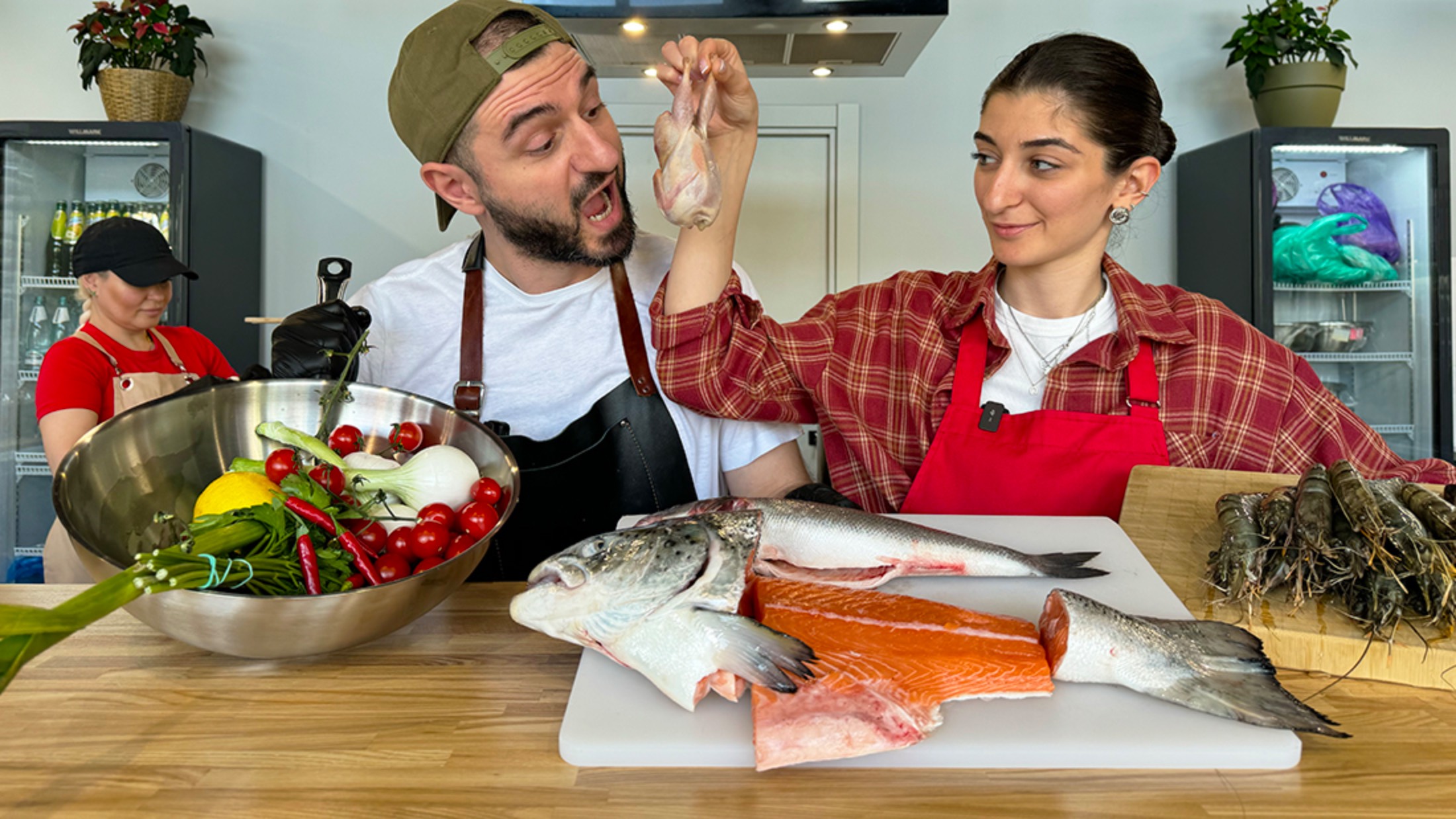 ПОХМЕЛЬНЫЙ СУП - ТИГРОВЫЕ КРЕВЕТКИ - ХИНКАЛИ ТОП