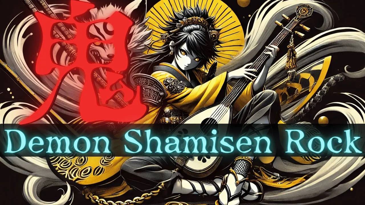 Awaken the Oni Japanese Shamisen ✖︎ Demon ROCK for Inner Power смотреть онлайн