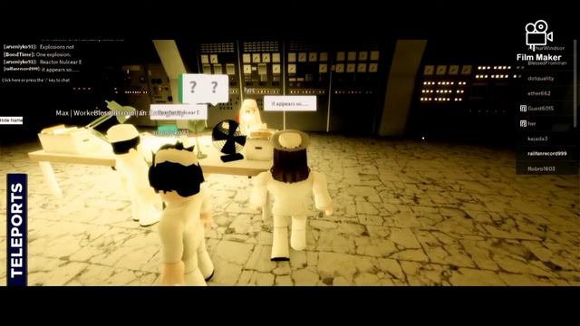 ROBLOX CHERNOBYL Reactor #4 Control Room Before The Explosion. 26, APRIL 1986 ГОДУ. (1992 FILM