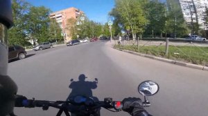 Поездка по городу на Fuego Scrambler 250 (19/05/24)