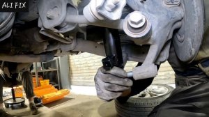 замена заднего амортизатора ... hyundai santa fe 2013-2018 (крутящи