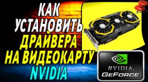Как установить драйвера на видеокарту nvidia