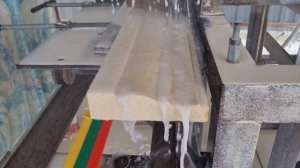 процесс изготовления карниза из Дагестанского камня.