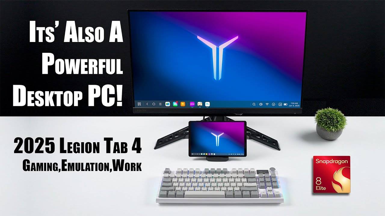 The New 2025 Legion Tab 4 Is Also Powerful Desktop PC! смотреть онлайн