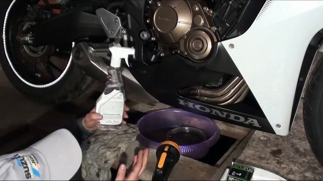 Замена масла на HONDA CBR 650 F 2017 модельный ряд
