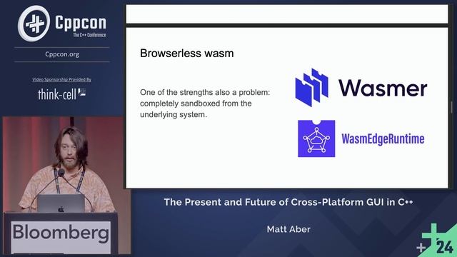 Lightning Talk: The Present and Future of Cross-Platform GUI in C++ - Matt Aber - CppCon 2024 смотреть онлайн