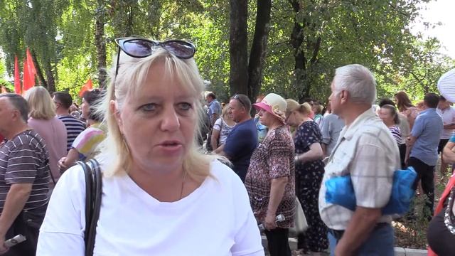 Против повышения пенсионного возраста. Курск