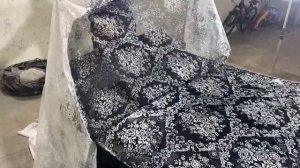 покраска капота через тюль своими руками