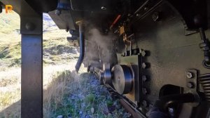 🚄 4К SmartTV ➤ На паровозе Фурка по горной железной дороге Реалп - Обервальд в Швейцарии! UHD 60fps