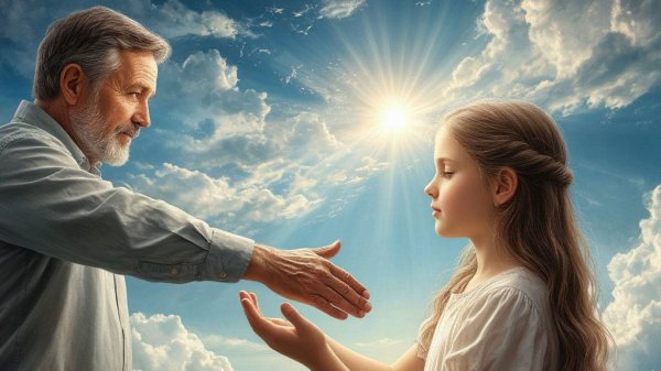 Отцовская рука. Алмаева Ирина. В память о моих родителях.