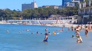 ГЕЛЕНДЖИК - СЕЗОН 2025. Центральный пляж сегодня 12 июня. Море и погода в Геленджике сейчас