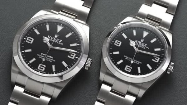 Rolex Explorer 36mm vs Rolex Explorer 39mm - меньше лучше?
