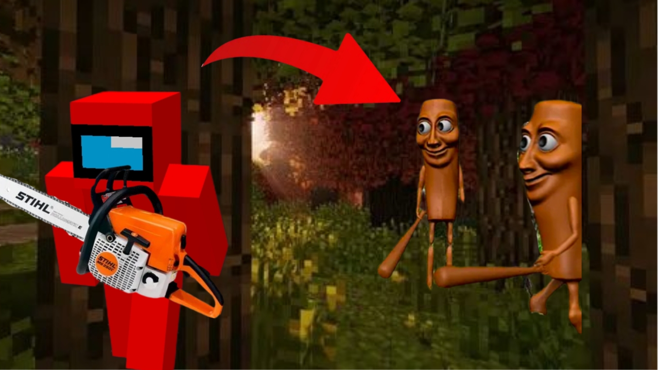 ТУНГ ТУНГ ТУНГ ТУНГ САХУРЫ ПРЕСЛЕДУЮТ МЕНЯ # МАЙКРАФТ БРЕЙНРОД смотреть онлайн