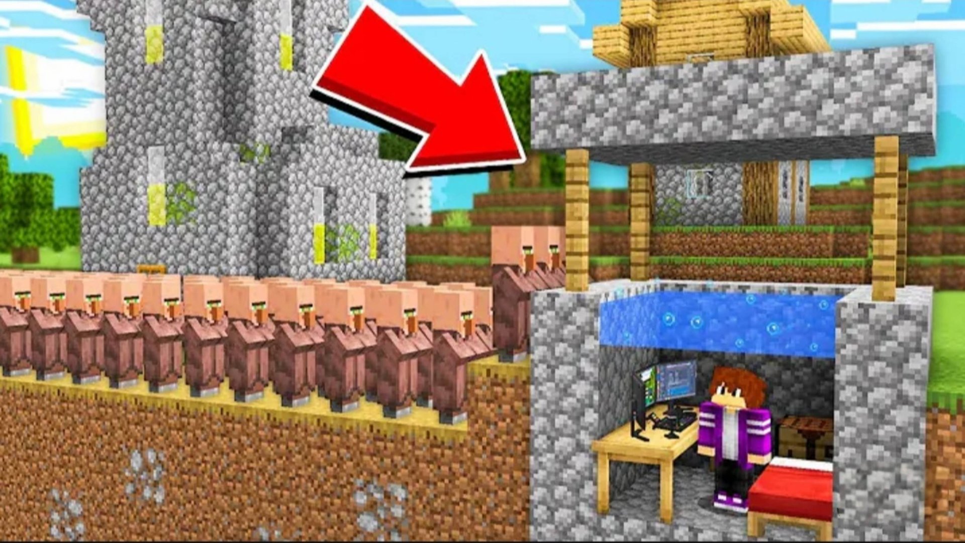 Я ПЕРЕЕХАЛ ЖИТЬ В КОЛОДЕЦ В МАЙНКРАФТ