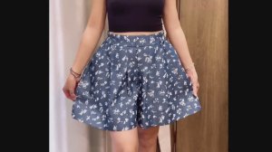 Кройка и шитье летних шорт.