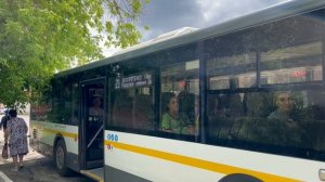 Автобус ЛиАЗ-5292.65-03 следует по маршруту 21 ”А/в Воскресенск - Цюрупы”