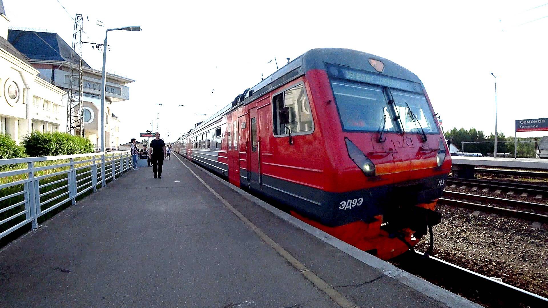 На ЭЛЕКТРИЧКЕ, ВЕСЬ ПУТЬ: Семёнов - Нижний Новгород